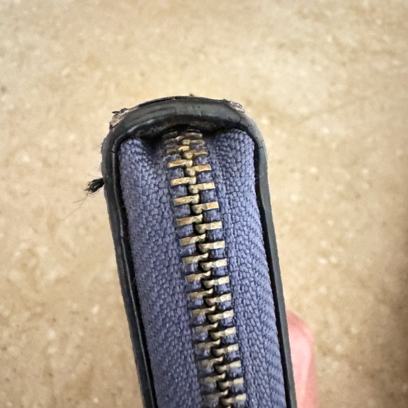 Coach F53426 Star Canyon Quinn Limited Edition Black/Blue Leather Wallet - Picture 12 of 16